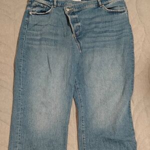 LOFT Slanted Waist Jeans Size 18